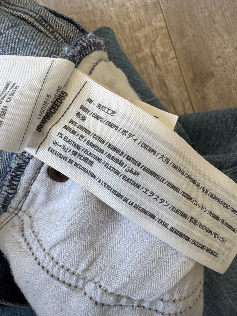 Abercrombie 90s Straight Ultra High Rise Jeans Medium Wash Size 26S Minimalist - Picture 6 of 8